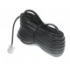 Телефонный кабель Cablexpert, Black, 6P4C, CCS, 3 м (TC6P4C-3M-BK)
