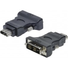 Адаптер DVI (M) - HDMI (F), Assmann, Black (AK-320500-000-S)
