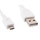 Кабель USB - micro USB 1 м Cablexpert White, премиум (CCP-mUSB2-AMBM-W-1M)