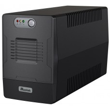 ДБЖ Mustek PowerMust 1500 EG, Black, 1500VA / 900 Вт, 4xSchuko (1500-LED-LIG-T10)