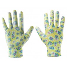 Перчатки садовые Verto, нитриловое покрытие, Color, 9