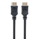 Кабель HDMI - HDMI 0.5 м Cablexpert Black, V1.4, позолочені конектори (CC-HDMI4L-0.5M)