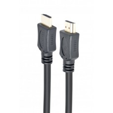 Кабель HDMI - HDMI 0.5 м Cablexpert Black, V1.4, позолоченные коннекторы (CC-HDMI4L-0.5M)