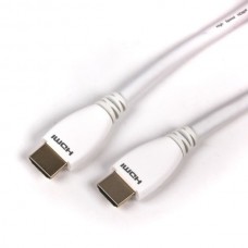 Кабель HDMI - HDMI 1 м Viewcon White, V1.4, позолочені конектори (VD161-1M)