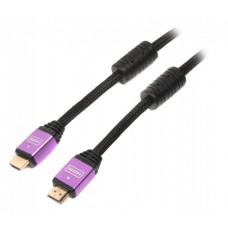 Кабель HDMI - HDMI 5 м Viewcon Black, V1.4, позолочені конектори (VC-HDMI-510-5m)