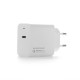 Сетевое зарядное устройство ColorWay, White, 1xUSB, 3A, Power Delivery Port (CW-CHS022PD-WT)