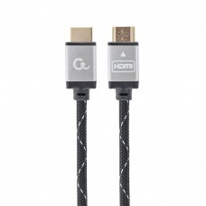 Кабель HDMI - HDMI 1 м Cablexpert Black/Gray, V2.0, позолоченные коннекторы (CCB-HDMIL-1M)
