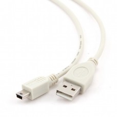 Кабель USB - mini USB 1.8 м Cablexpert White (CC-USB2-AM5P-6)