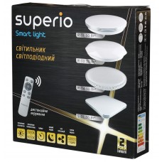 Світильник стельовий світлодіодний Superio, 220V, 50W, White, 33.5x6 см, IP20 (ULMS-S01-50W-14)