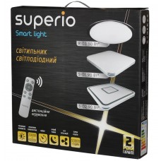 Світильник стельовий світлодіодний Superio, 220V, 90W, White, 43x6 см, IP20 (ULMS-S01-90W-14)