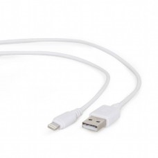 Кабель USB - Lightning 0.1 м Cablexpert White (CC-USB2-AMLM-W-0.1M)