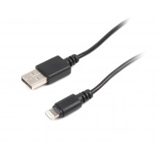 Кабель USB - Lightning 1 м Cablexpert Black (CC-USB2-AMLM-1M)