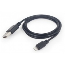Кабель USB - Lightning 2 м Cablexpert Black (CC-USB2-AMLM-2M)