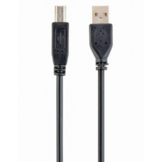 Кабель USB - USB BM 1.8 м Cablexpert Black (CCP-USB2-AMBM-6)