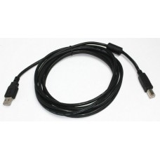 Кабель USB - USB BM 1.8 м Cablexpert Black (CCF-USB2-AMBM-6)