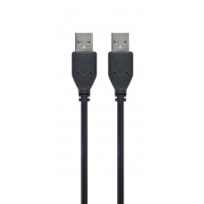 Кабель USB - USB 1.8 м Cablexpert Black, AM/AM , преміум (CCP-USB2-AMAM-6)