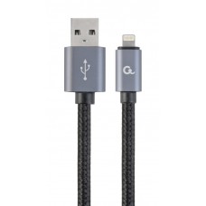 Кабель USB - Lightning 1.8 м Cablexpert Black (CCB-mUSB2B-AMLM-6)
