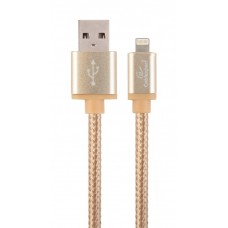 Кабель USB - Lightning 1.8 м Cablexpert Gold (CCB-MUSB2B-AMLM-6-G)