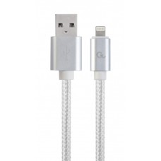 Кабель USB - Lightning 1.8 м Cablexpert Silver (CCB-MUSB2B-AMLM-6-S)