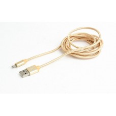 Кабель USB - micro USB 1.8 м Cablexpert Gold (CCB-MUSB2B-AMBM-6-G)