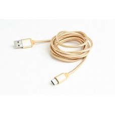 Кабель USB - USB Type-C 1.8 м Cablexpert Gold (CCB-MUSB2B-AMCM-6-G)