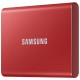 Внешний накопитель SSD, 1Tb, Samsung Portable SSD T7, Red (MU-PC1T0R/WW)
