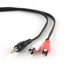 Кабель Audio DC3.5 > 2RCA mini-jack (M) > 2 тюльпана (M) Cablexpert 20 м (CCA-458-20M)