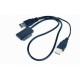 Переходник с USB на Slimline SATA 13 pin Cablexpert A-USATA-01