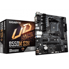 Мат.плата AM4 (B550) Gigabyte B550M S2H