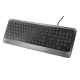 Клавіатура Trust Erou Silent, Black, USB, безшумне натискання, 13 мультимедійних клавіш, 1,5 м (23176)