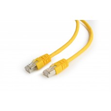 Патч-корд 0.25 м, FTP, Yellow, Cablexpert, литой, RJ45, кат.6е (PP6-0.25M/Y)