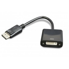 Адаптер DisplayPort (M) – DVI (F), Cablexpert, Black, 10 см (A-DPM-DVIF-002)