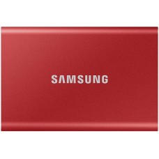 Внешний накопитель SSD, 500Gb, Samsung Portable SSD T7, Red, USB 3.2 (MU-PC500R/WW)