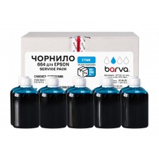 Чорнило Barva Epson 664, Cyan, 1 л (10x100 мл), водорозчинне (E-L100C-1SP)