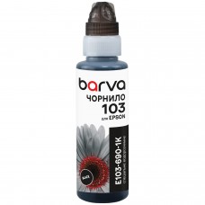 Чорнило Barva Epson 103, Black, 100 мл, водорозчинне, флакон OneKey (E103-690-1K)