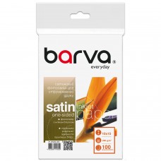 Фотобумага Barva, сатин, A6 (10x15), 260 г/м², 100 л, серия 