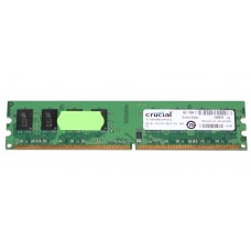 Б/В Пам'ять DDR2, 2Gb, 800 MHz, Crucial (CT25664AA800)