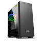 Корпус GameMax Aurora Black, без БП, ATX/MicroATX/Mini-ITX, 1x120 мм LED, 203x450x435 мм, 5.64кг