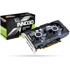Відеокарта GeForce GTX 1650, Inno3D, Twin X2 OC, 4Gb GDDR6, 128-bit (N16502-04D6X-1177VA25)