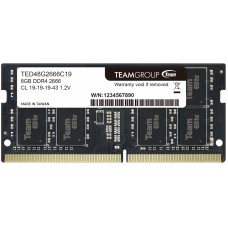 Пам'ять SO-DIMM, DDR4, 8Gb, 2666 MHz, Team, 1.2V, CL19 (TED48G2666C19-S01)