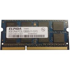 Б/У Память SO-DIMM DDR3, 8Gb, 1600 MHz, Elpida, 1.35V (EBJ81UG8EFU0-GN-F)