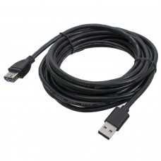 Кабель-удлинитель USB3.0 4.5 м Patron Black (PN-AMAF3.0-4.5M)