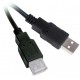 Кабель-подовжувач USB 2.0 (AM) - USB 2.0 (AF), Black, 1.8 м, Viewcon (VU015)