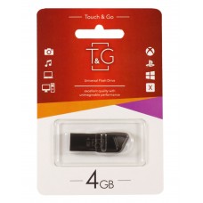 USB Flash Drive 4Gb T&G 114 Metal series Silver (TG114-4G)