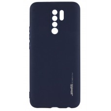 Накладка силиконовая для смартфона Xiaomi Redmi 9, SMTT matte Dark Blue