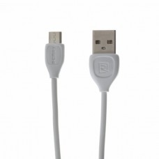 Кабель USB - micro USB 1 м Remax Lesu White, 2.4 А (RC-050m)