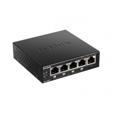 Коммутатор D-Link DGS-1005P 5 LAN 10/100/1000Mb
