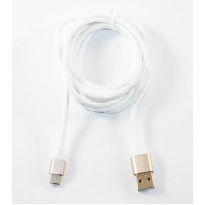 Кабель USB <-> USB Type-C, PZX, White, 2.0A, 2 м (V127)