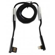 Кабель USB - Lightning 1 м PZX V-113 Black, Quick Charge, 4.0A