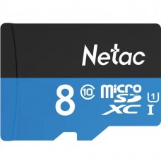 Карта пам'яті microSDHC, 8Gb, Class10 UHS-I, Netac P500, без адаптера (NT02P500STN-008G-S)